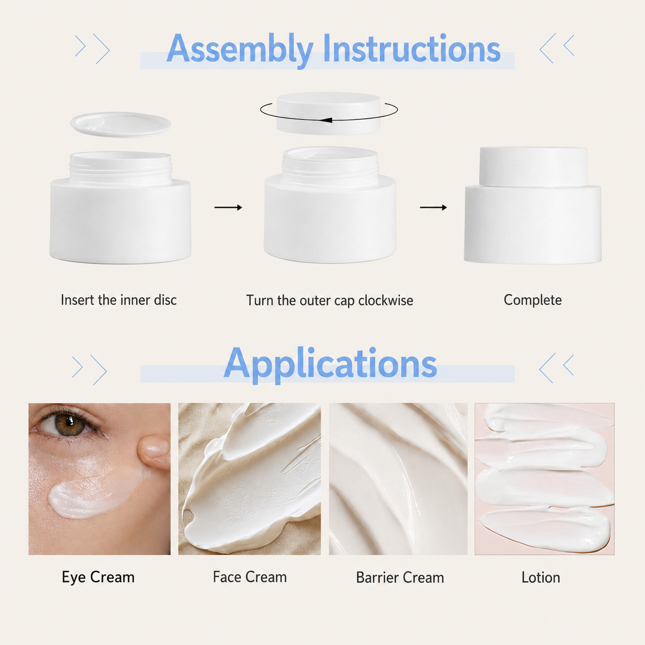 Custom Matte PP Cosmetic Cream Jar – 30g, 50g & 100g - Image 7