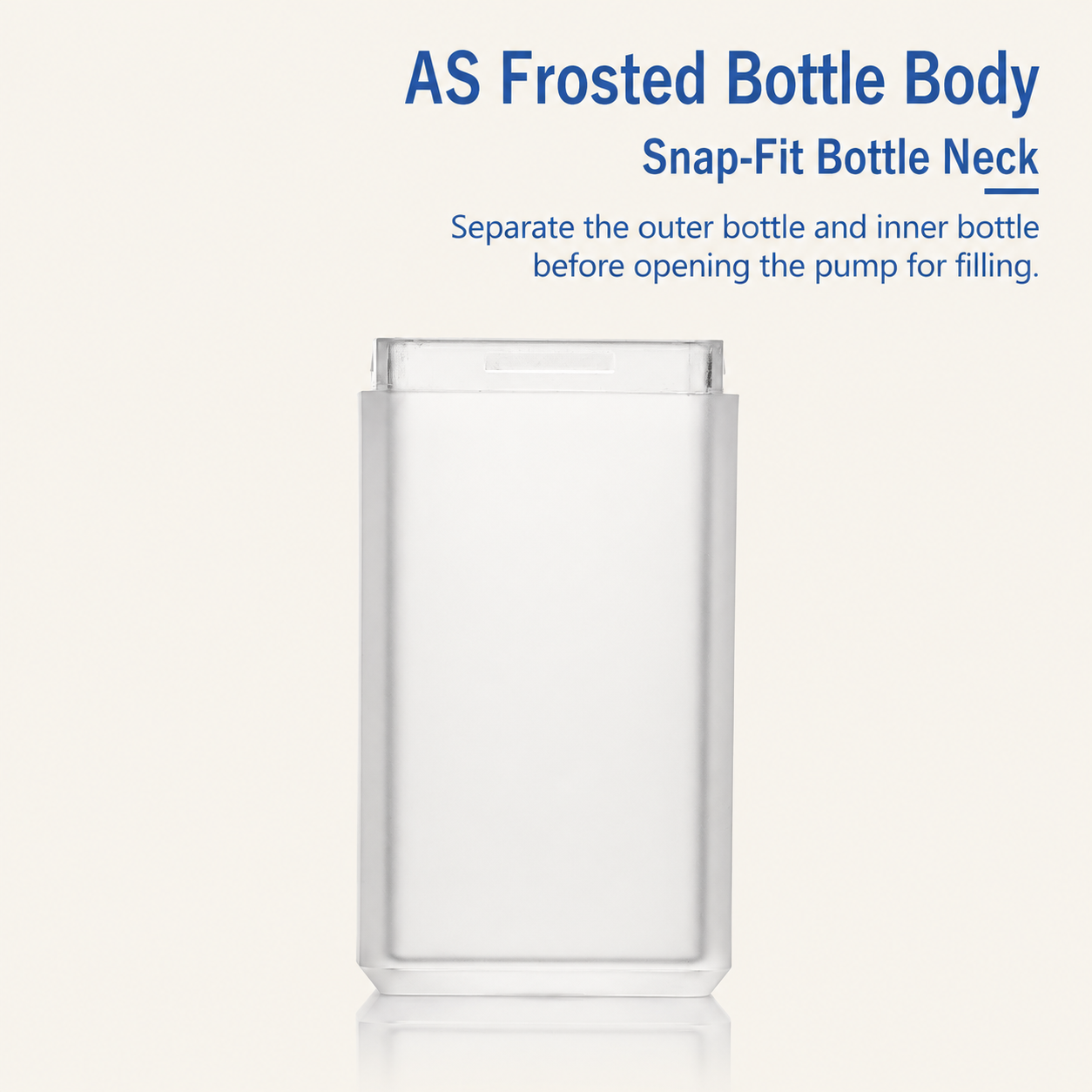 Custom Square AS Airless Pump Bottle – 15ml / 30ml / 50ml - Image 13
