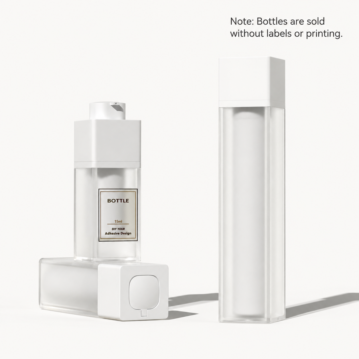 Custom Square AS Airless Pump Bottle – 15ml / 30ml / 50ml - Image 16