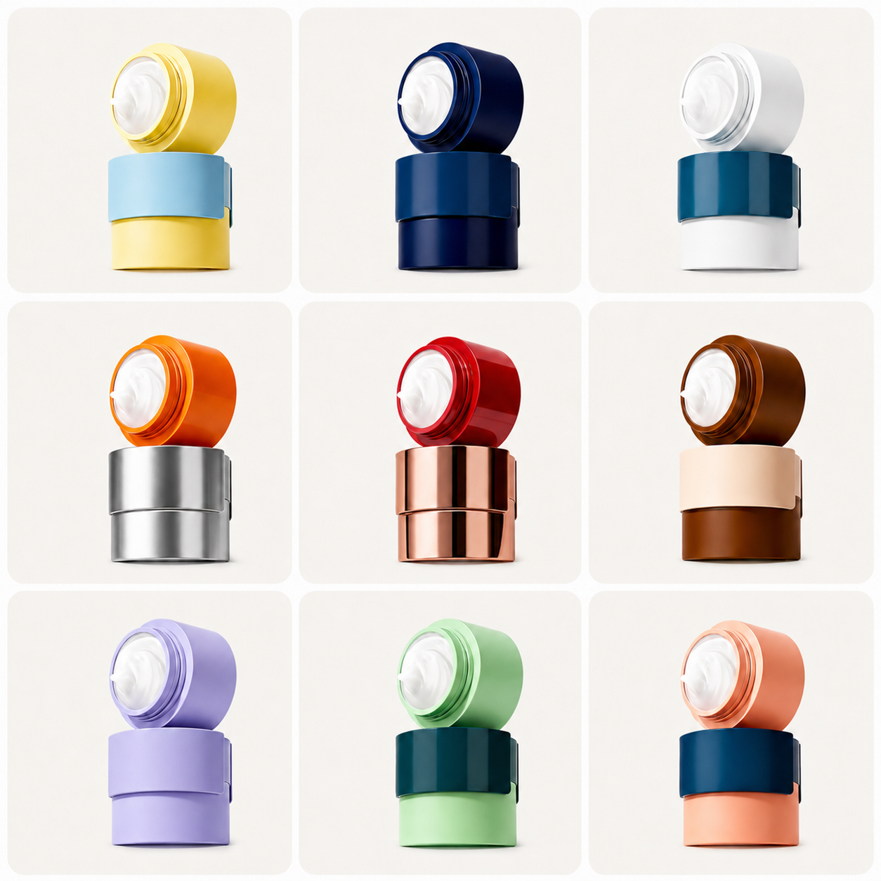 Custom Round PP Plastic Cream Jar – 30g / 50g - Image 9