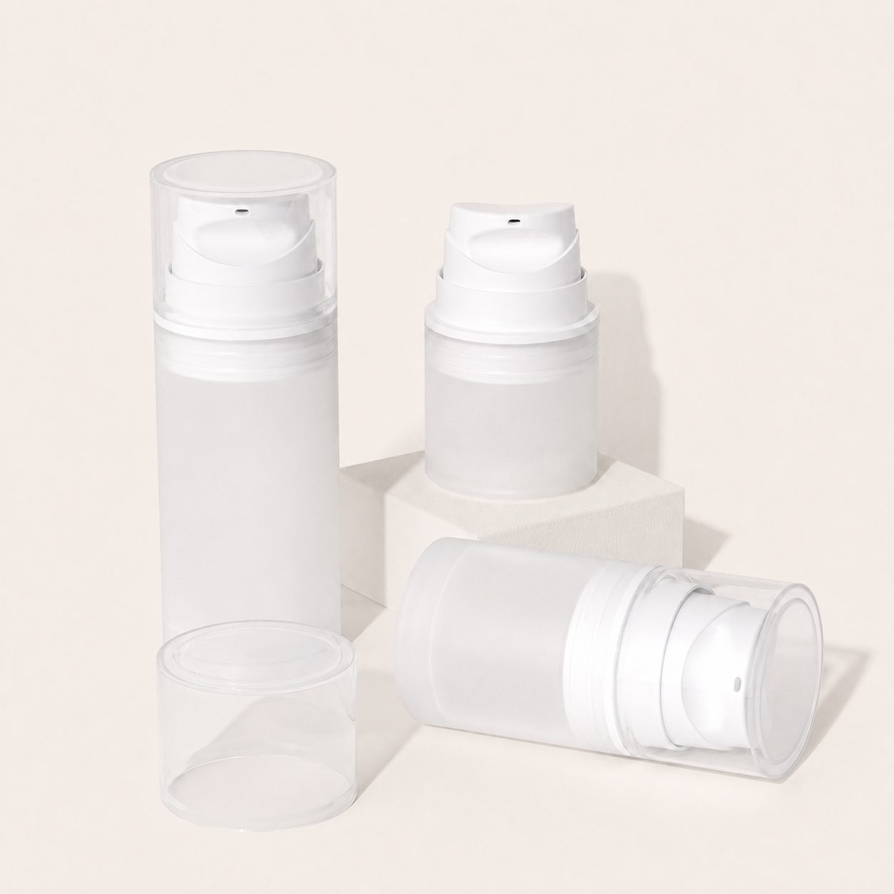 Custom PP Snap-On Airless Pump Bottle – 30ml, 50ml & 100ml - Image 3