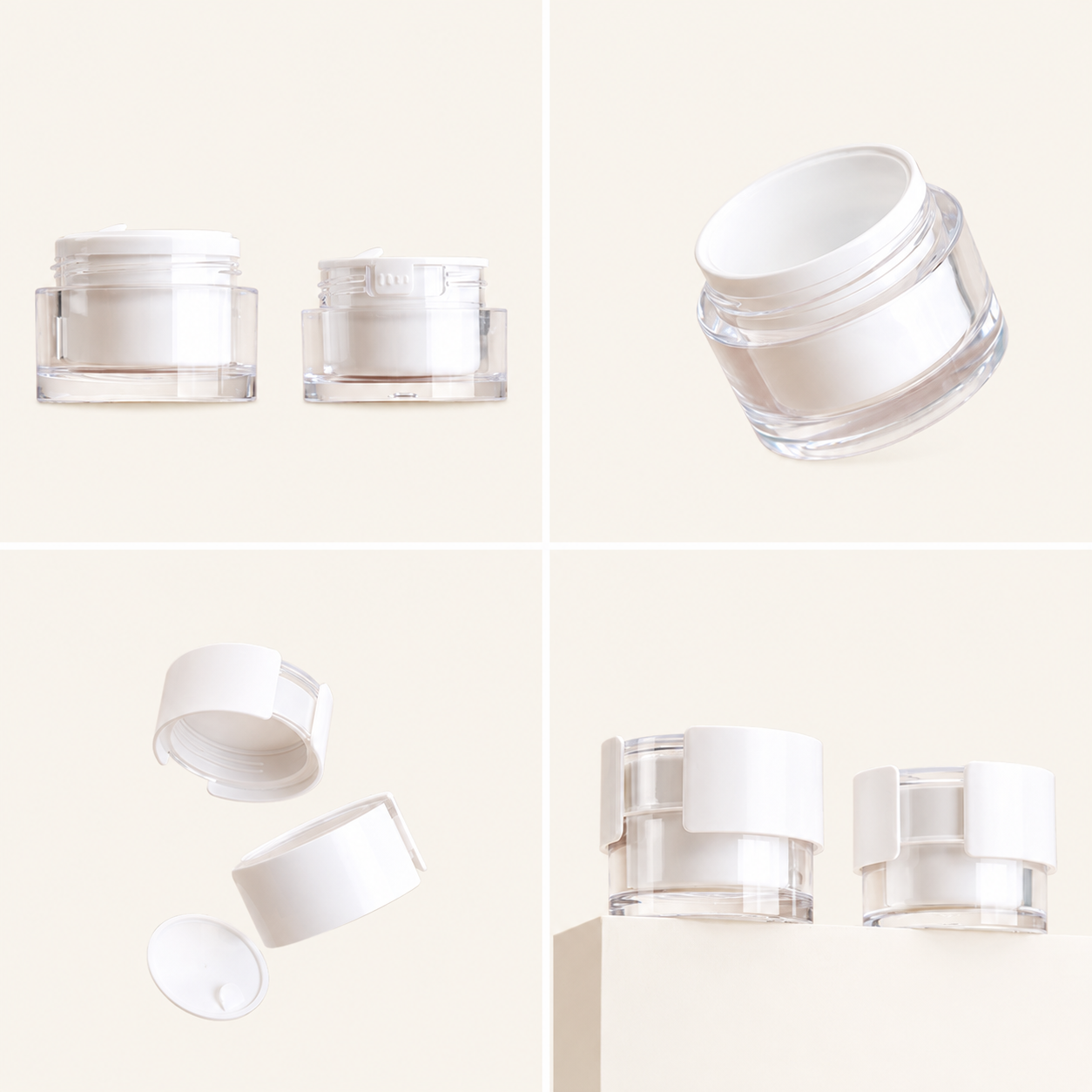 Custom Round PP Plastic Cream Jar – 30g / 50g - Image 3