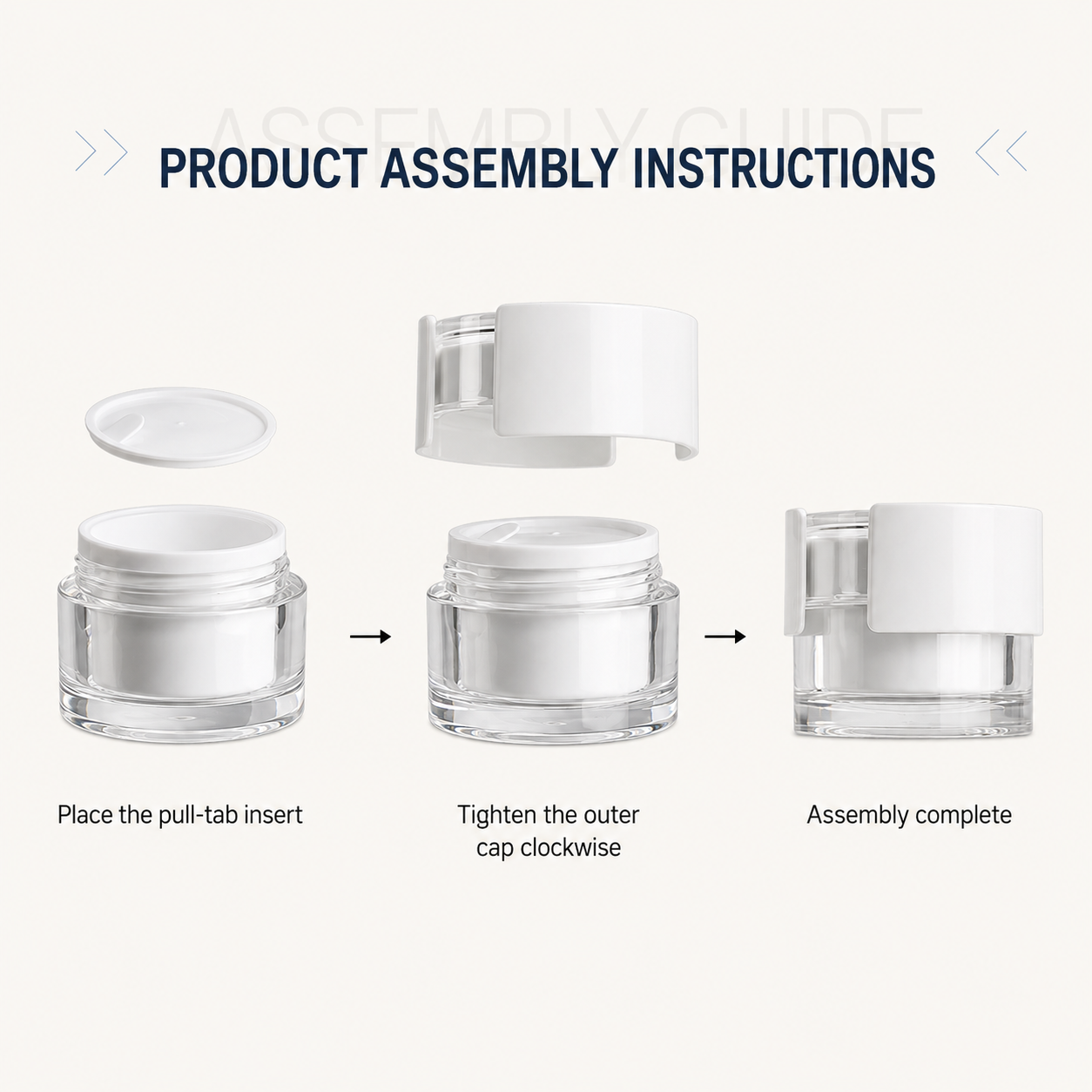 Custom Round PP Plastic Cream Jar – 30g / 50g - Image 5