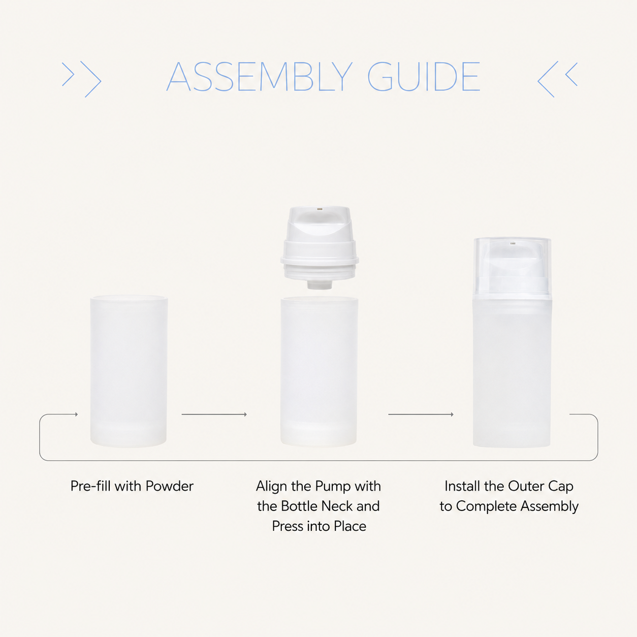 Custom PP Snap-On Airless Pump Bottle – 30ml, 50ml & 100ml - Image 10