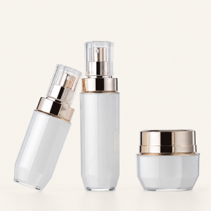 Custom PS Double-Wall Skincare Packaging Set – Cream Jars & Lotion Bottles