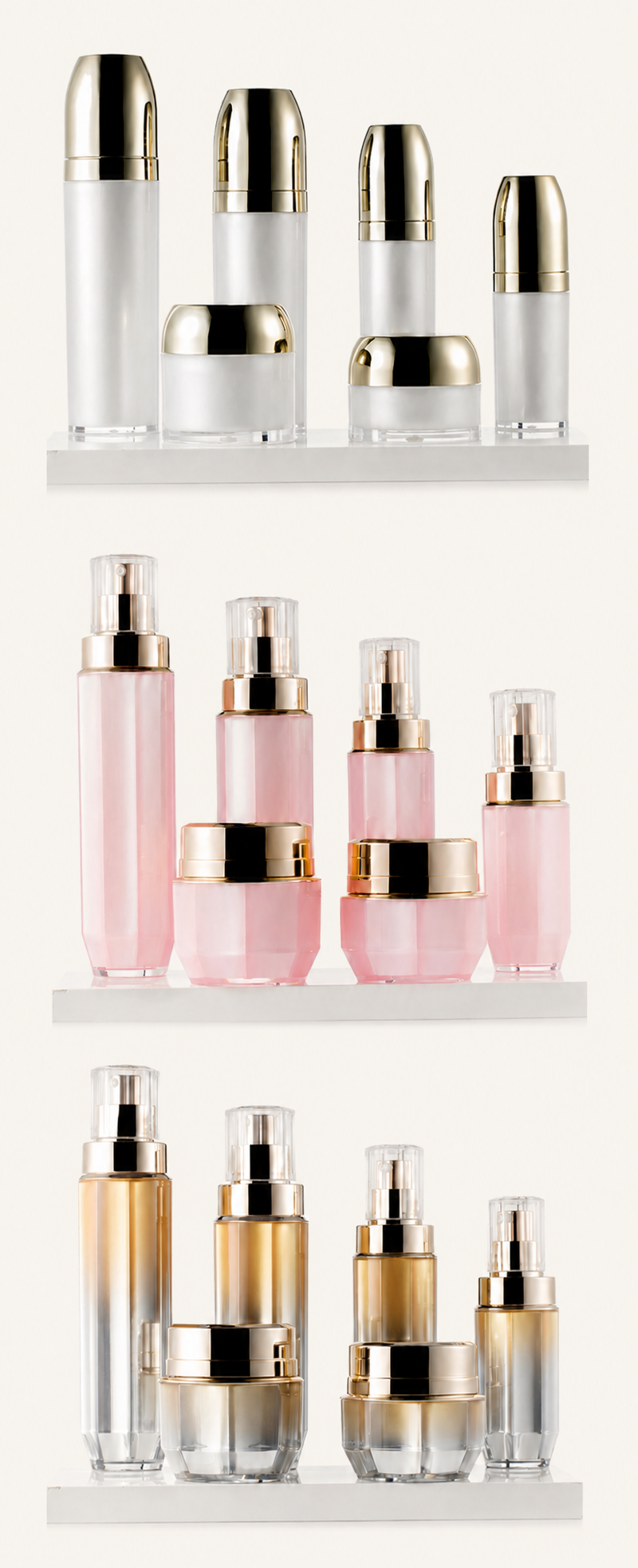 Custom PS Double-Wall Skincare Packaging Set – Cream Jars & Lotion Bottles - Image 11
